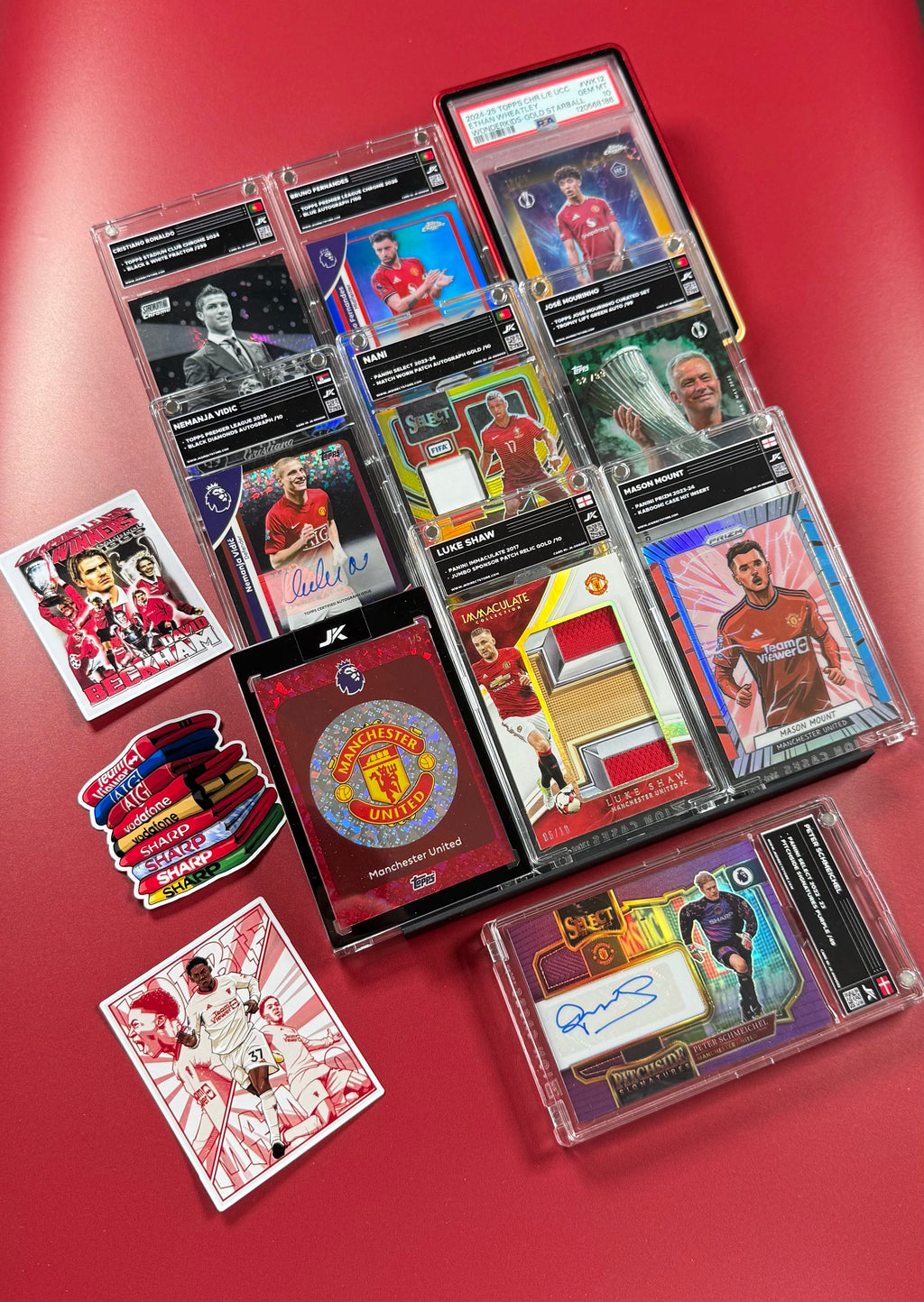 APEX MANCHESTER UNITED SZN 2 FOOTBALL MYSTERY PACK REPACK BRAND NEW SEALED BOX!