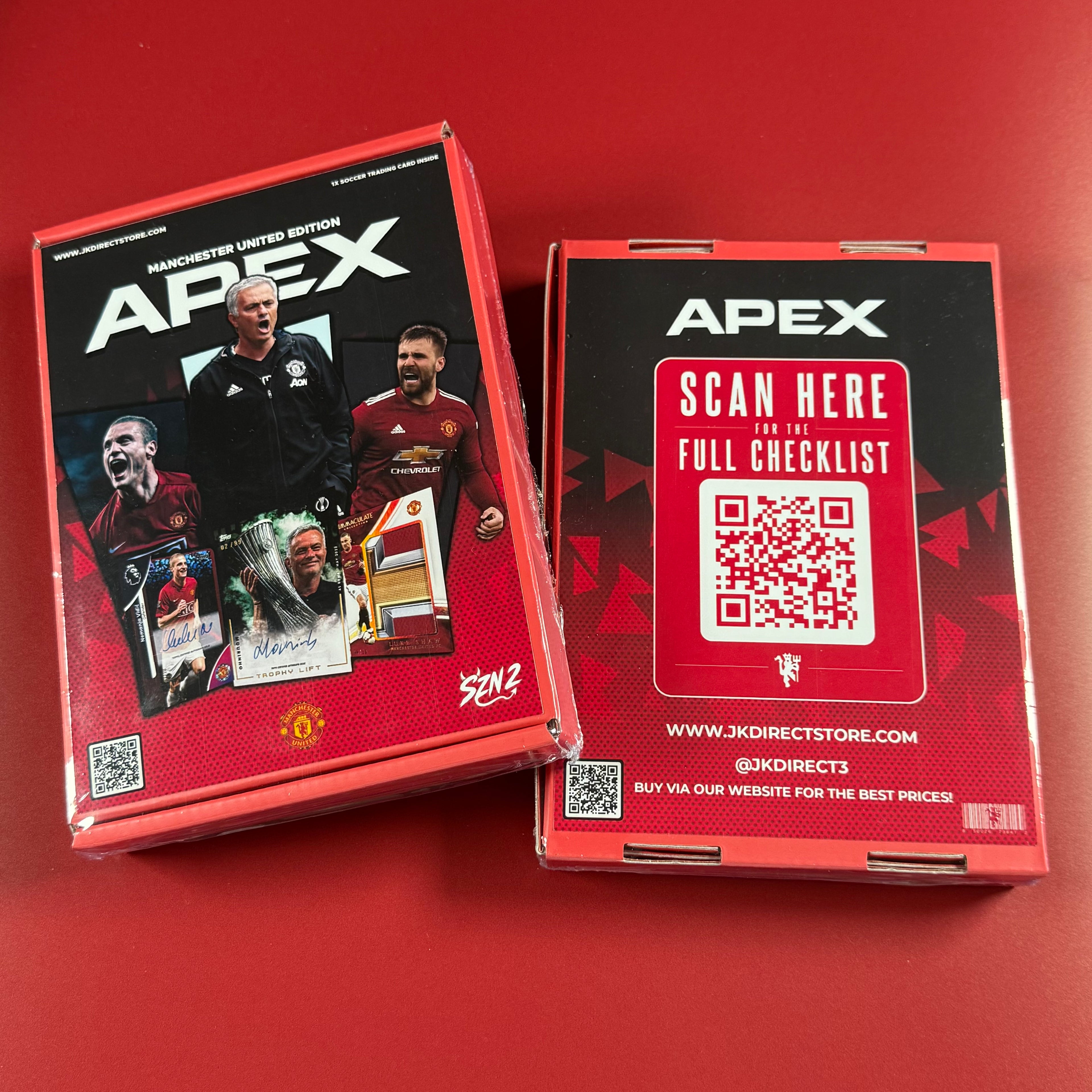APEX MANCHESTER UNITED SZN 2 FOOTBALL MYSTERY PACK REPACK BRAND NEW SEALED BOX!