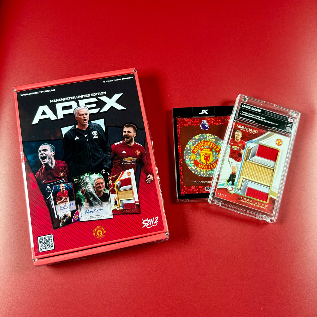APEX MANCHESTER UNITED SZN 2 FOOTBALL MYSTERY PACK REPACK BRAND NEW SEALED BOX!