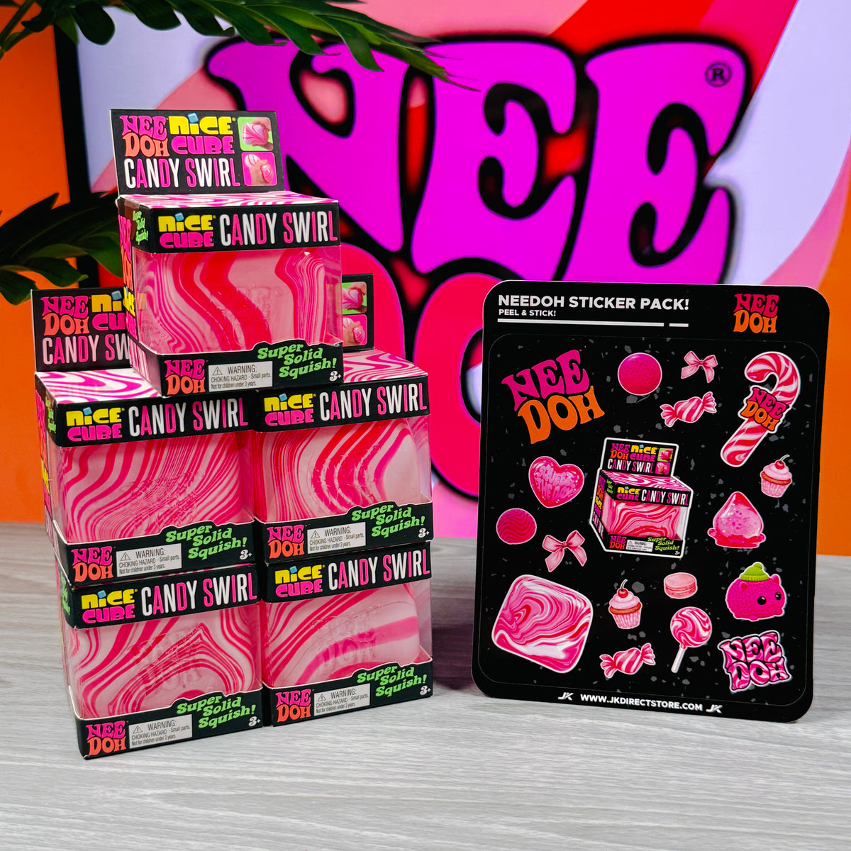 NeeDoh Candy Swirl Bundle