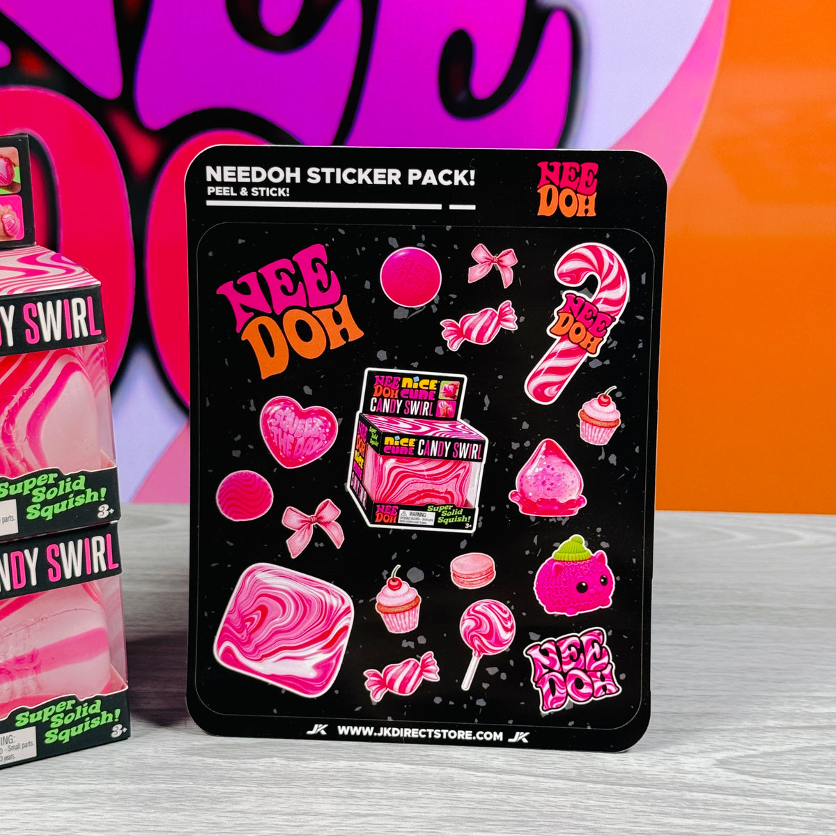 NeeDoh Candy Swirl Bundle