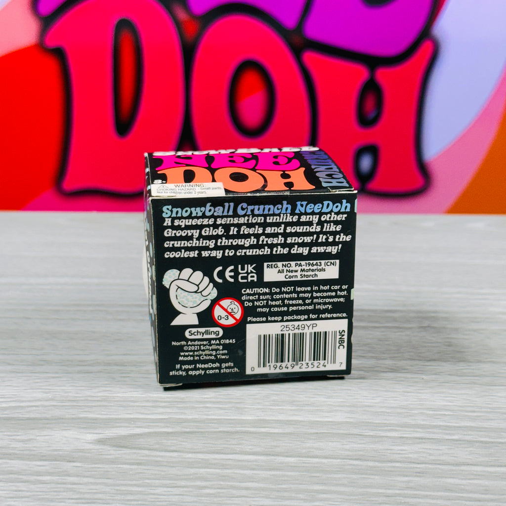 Needoh Snowball Crunch Bundle w/ Sticker Pack