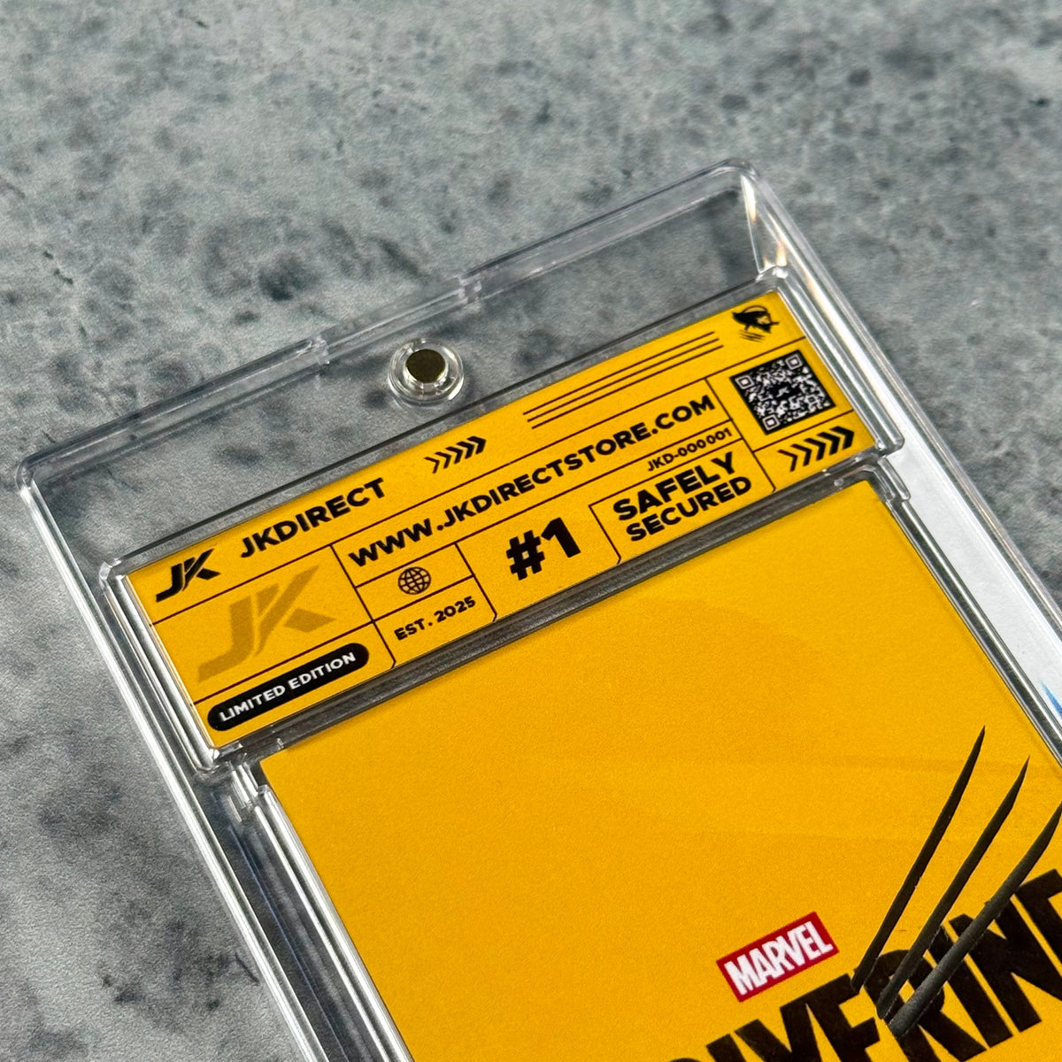 Marvel’s Wolverine Sony PlayStation 5 PS5 Trading Card Die-Cut Slab!