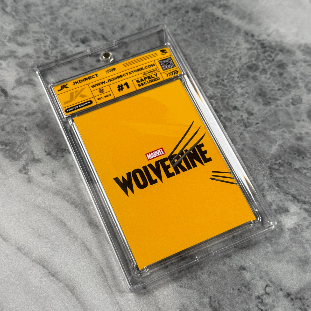 Marvel’s Wolverine Sony PlayStation 5 PS5 Trading Card Die-Cut Slab!