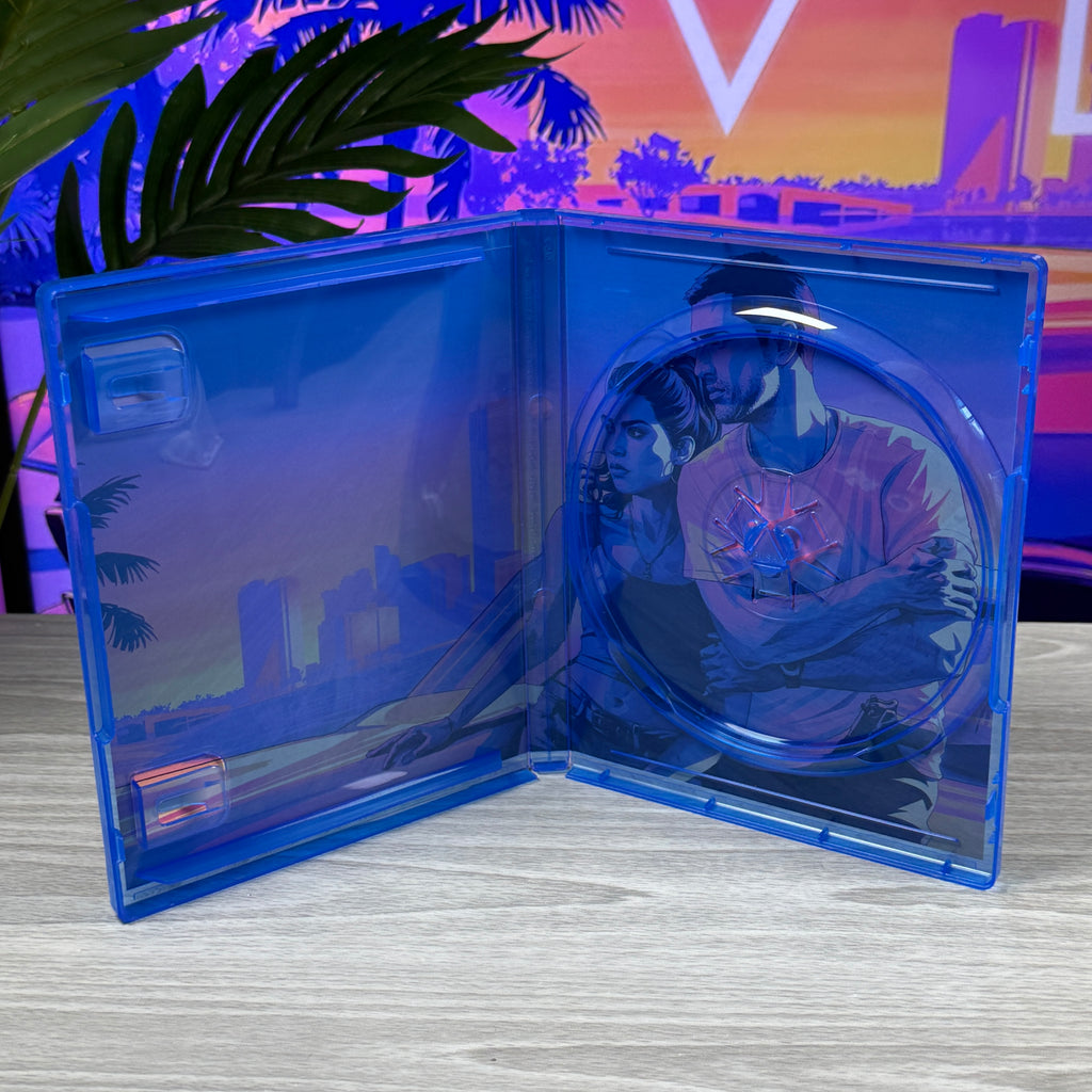 Grand Theft Auto VI (GTA 6) – Custom Replica PS5 Case & Display Disc