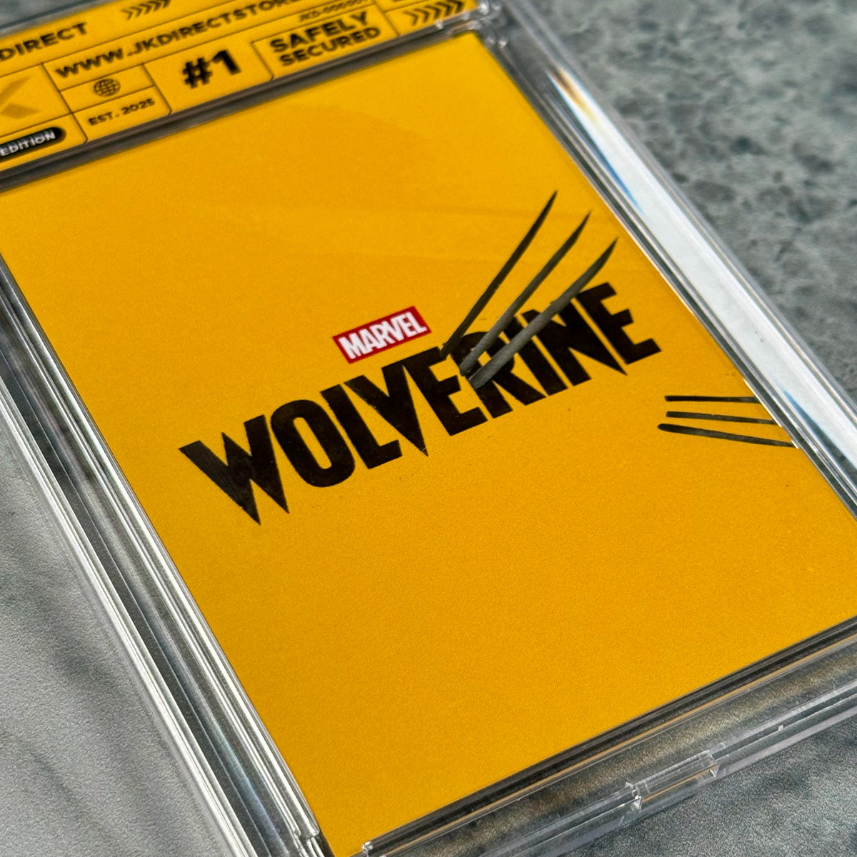 Marvel’s Wolverine Sony PlayStation 5 PS5 Trading Card Die-Cut Slab!