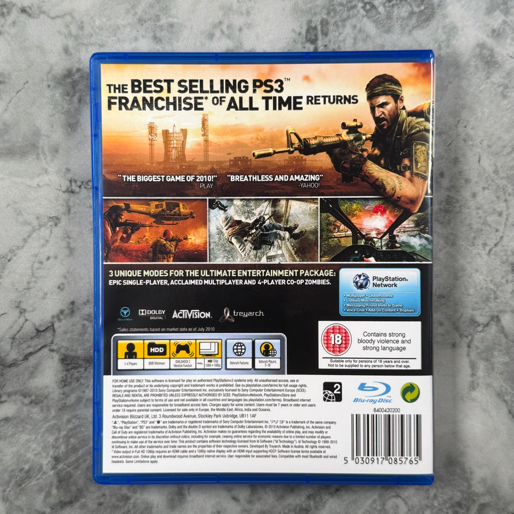 Call Of Duty Black Ops - Sony PlayStation 5 PS5 Replacement Case - NO GAME