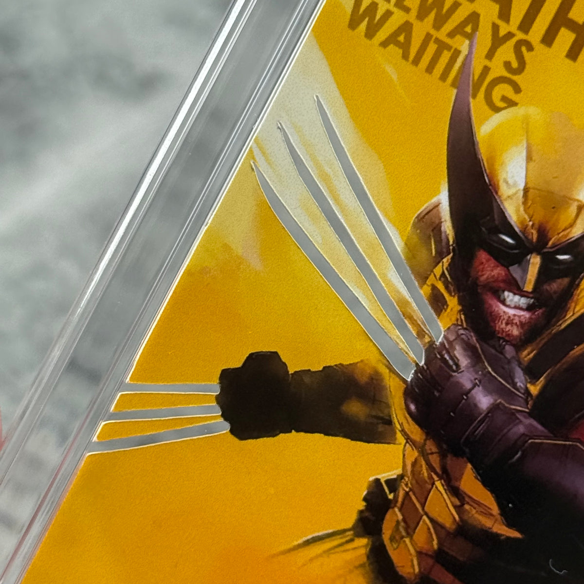 Marvel’s Wolverine Sony PlayStation 5 PS5 Trading Card Die-Cut Slab!