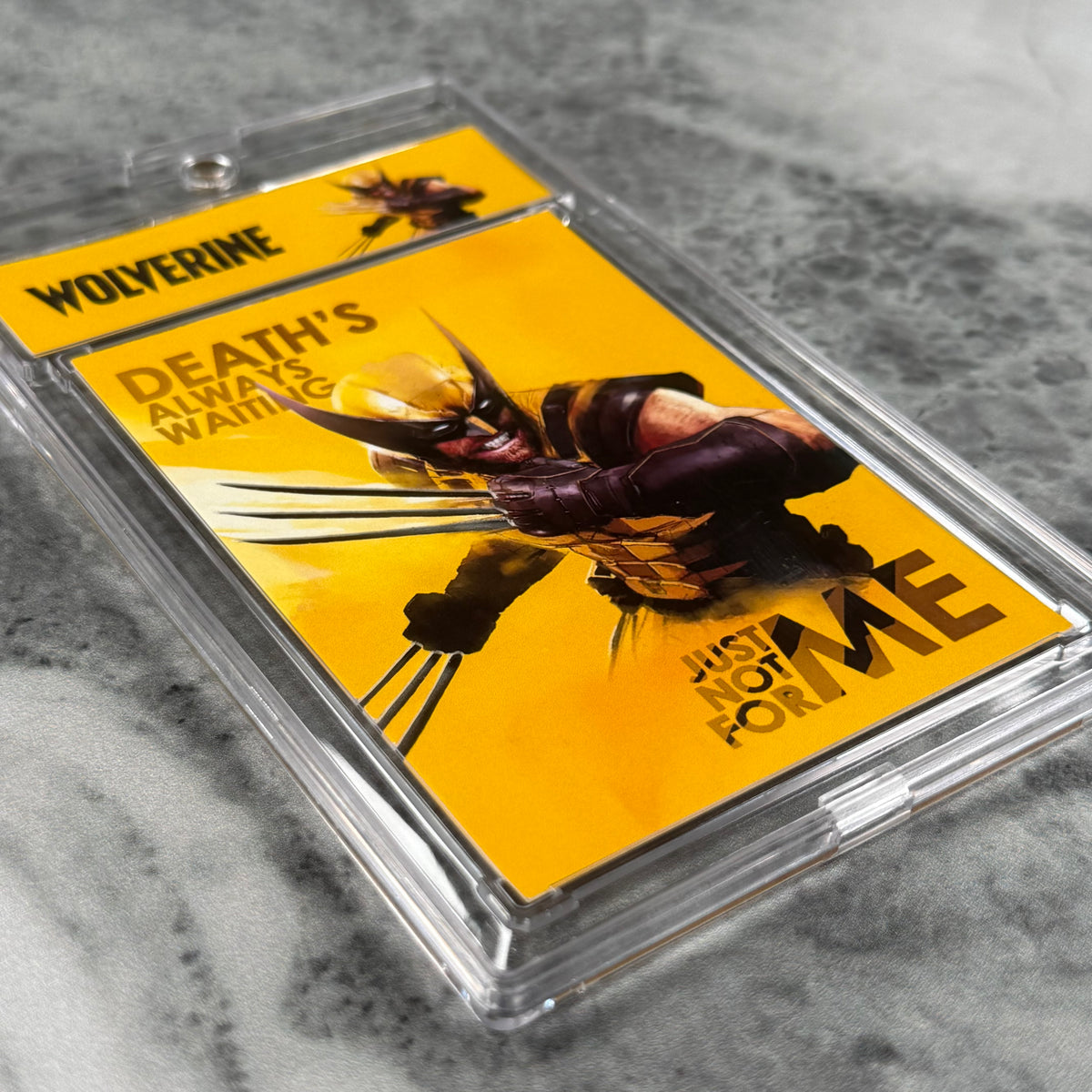 Marvel’s Wolverine Sony PlayStation 5 PS5 Trading Card Die-Cut Slab!