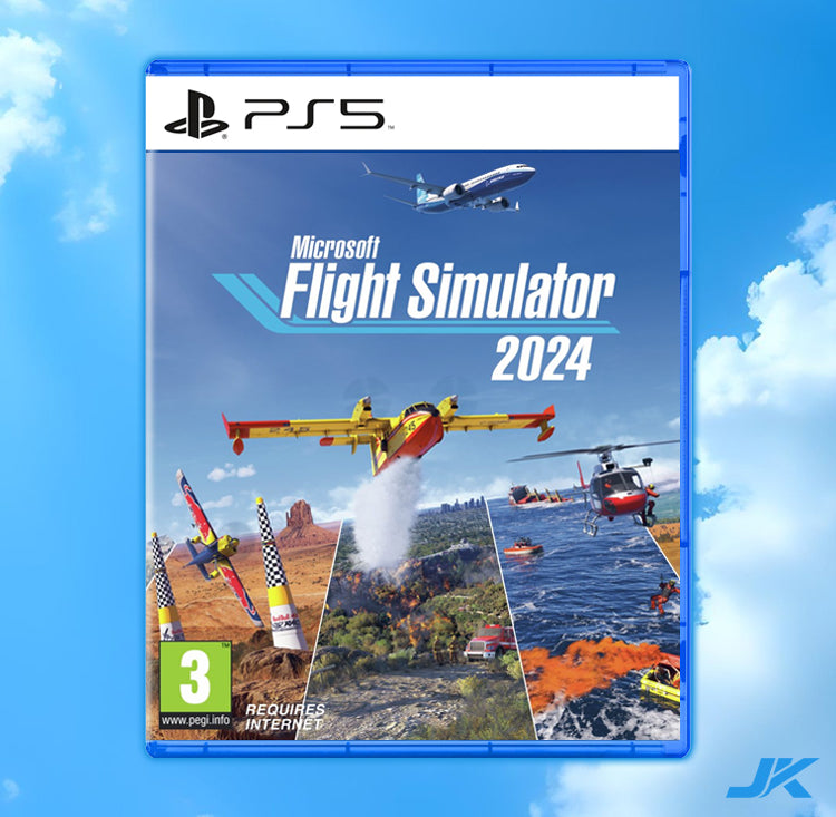 Microsoft Flight Simulator 2024 Sony PlayStation 5 PS5 Replacement Case NO GAME