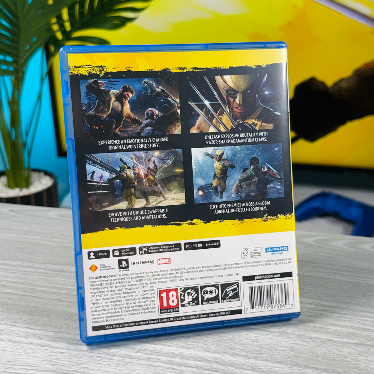 Marvel's Wolverine Sony PlayStation 5 PS5 Replacement Case NO GAME