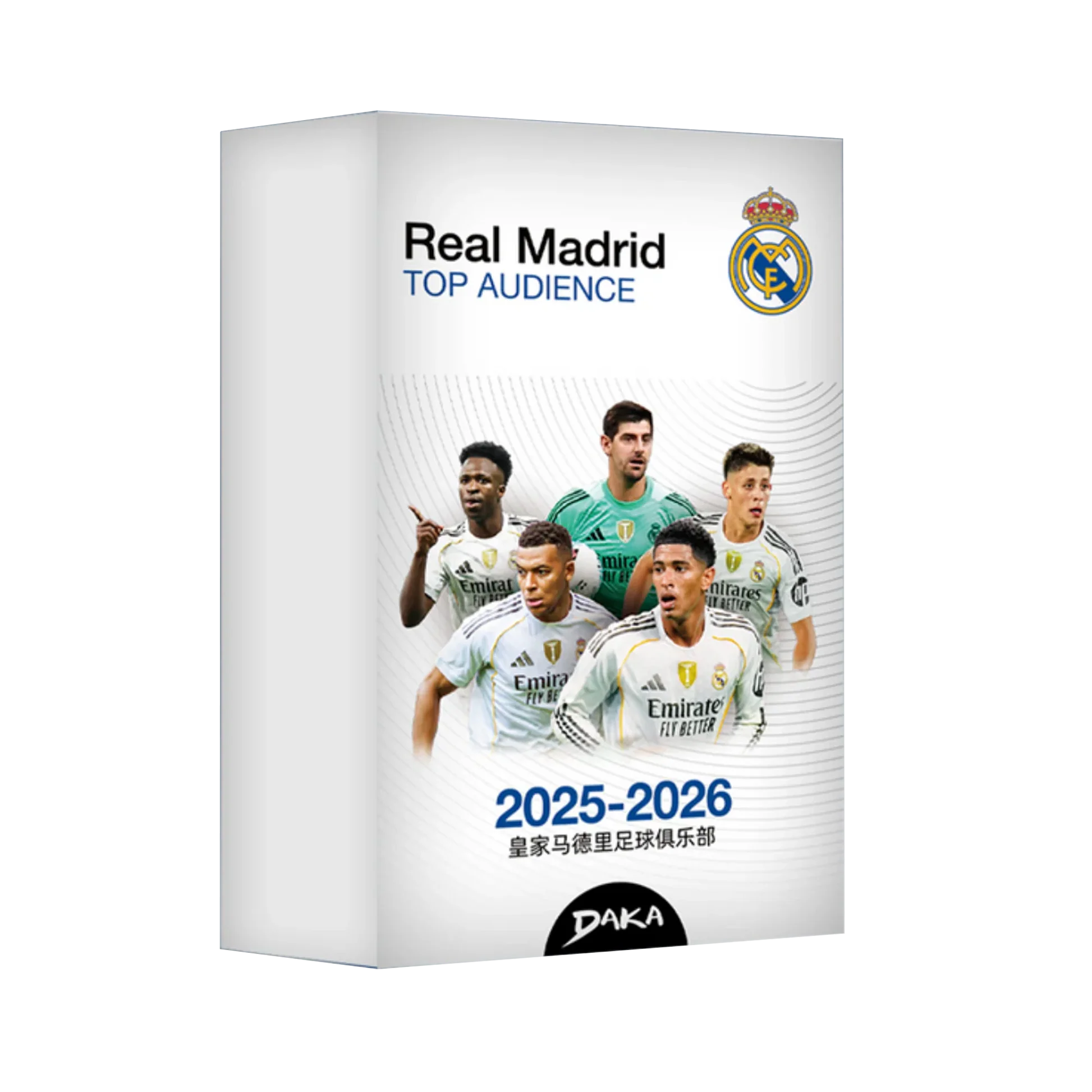 REAL MADRID DAKA TOP AUDIENCE 2025-26 HOBBY BOX