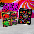 NeeDoh Jack-Glow Lantern Glow In The Dark w/ Sticker Sheet - Random Colour