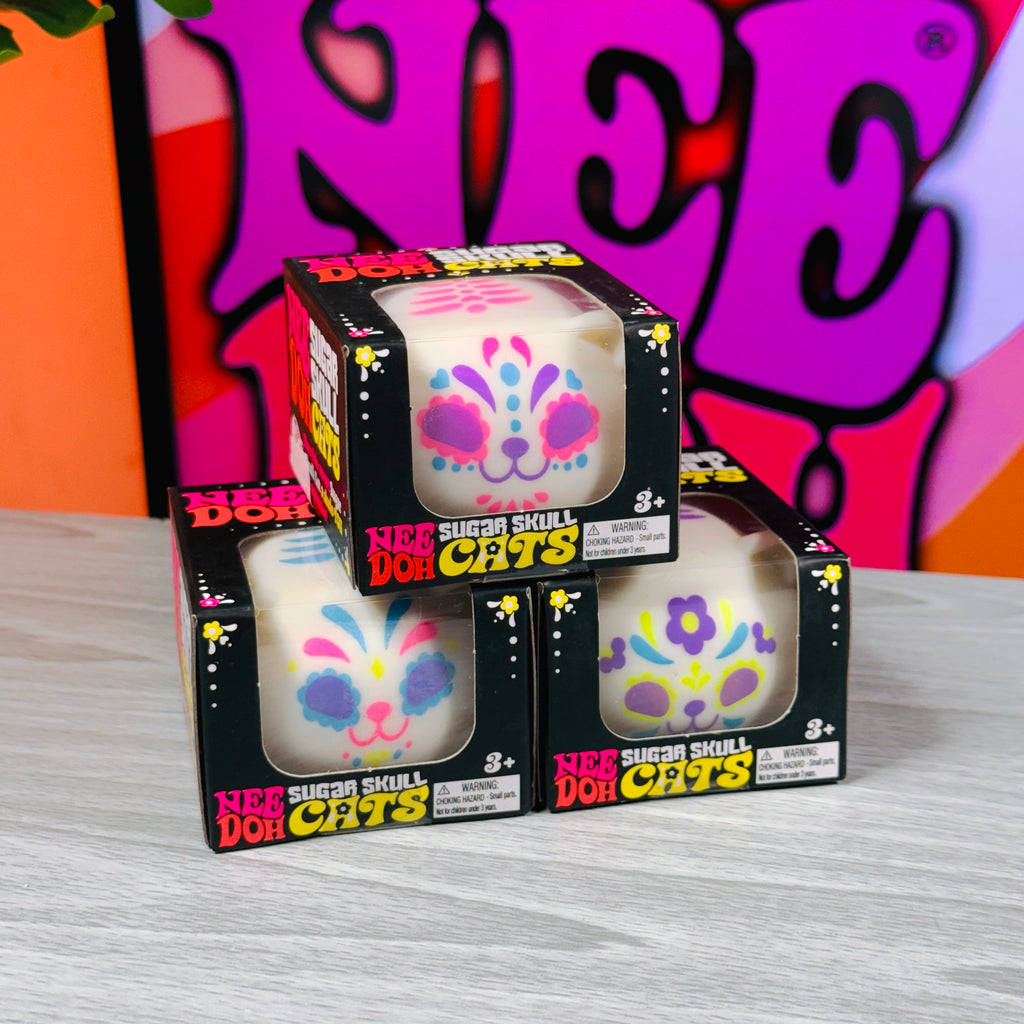 NeeDoh Sugar Skull Cats