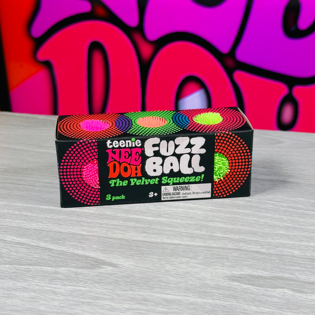 NeeDoh Teenie Fuzz Ball (3 Pack) - Damaged Box