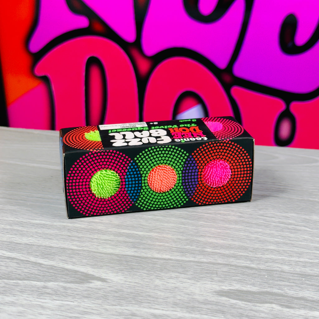NeeDoh Teenie Fuzz Ball (3 Pack) - Damaged Box