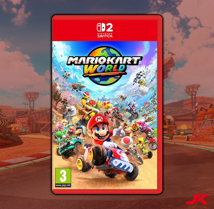 Mario Kart World Nintendo Switch 2 Replacement Case Only - NO GAME