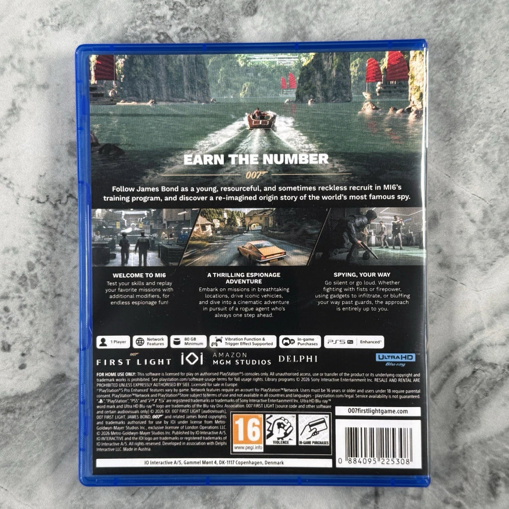 James Bond 007 First Light - Sony PlayStation 5 PS5 Replacement Case - NO GAME