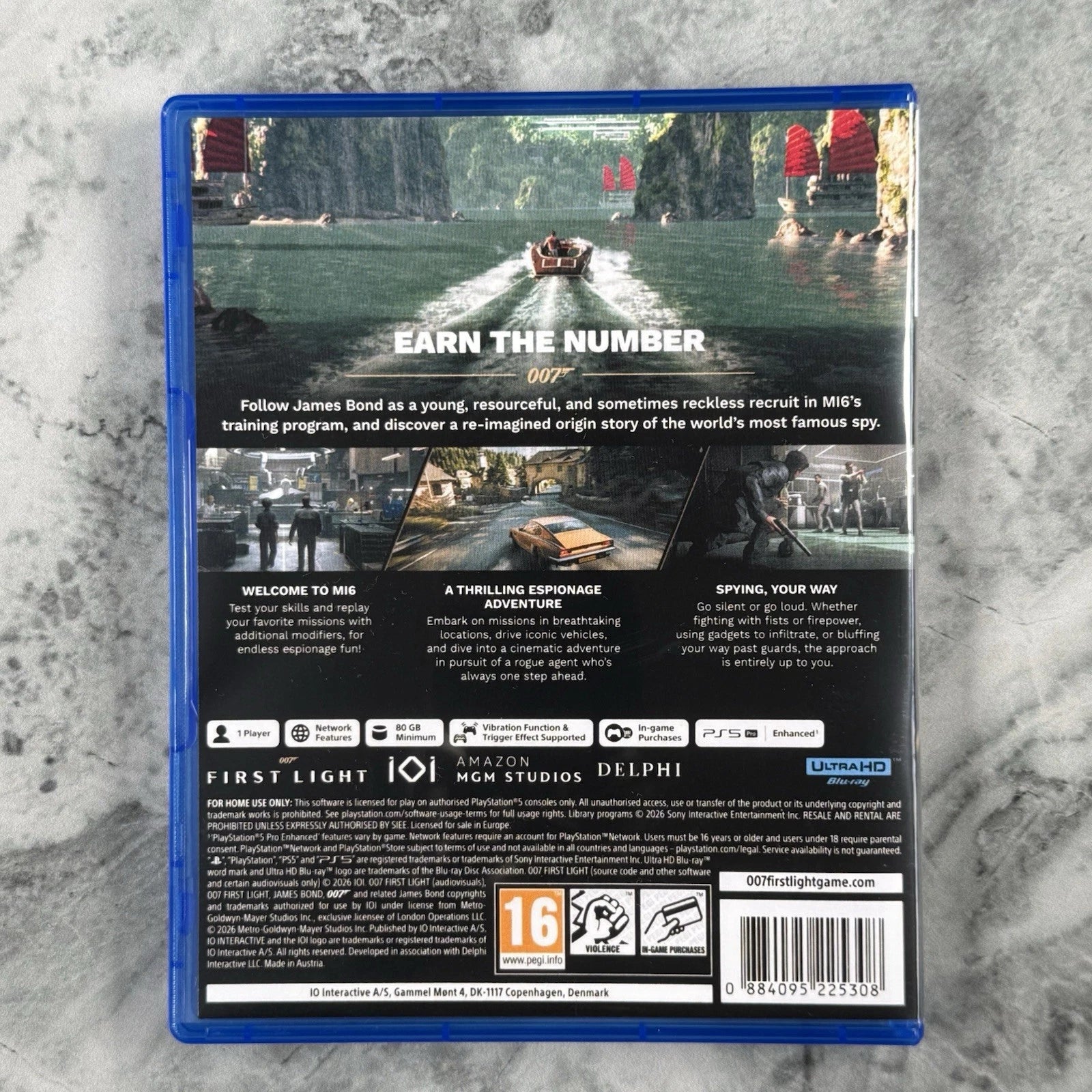 James Bond 007 First Light - Sony PlayStation 5 PS5 Replacement Case - NO GAME