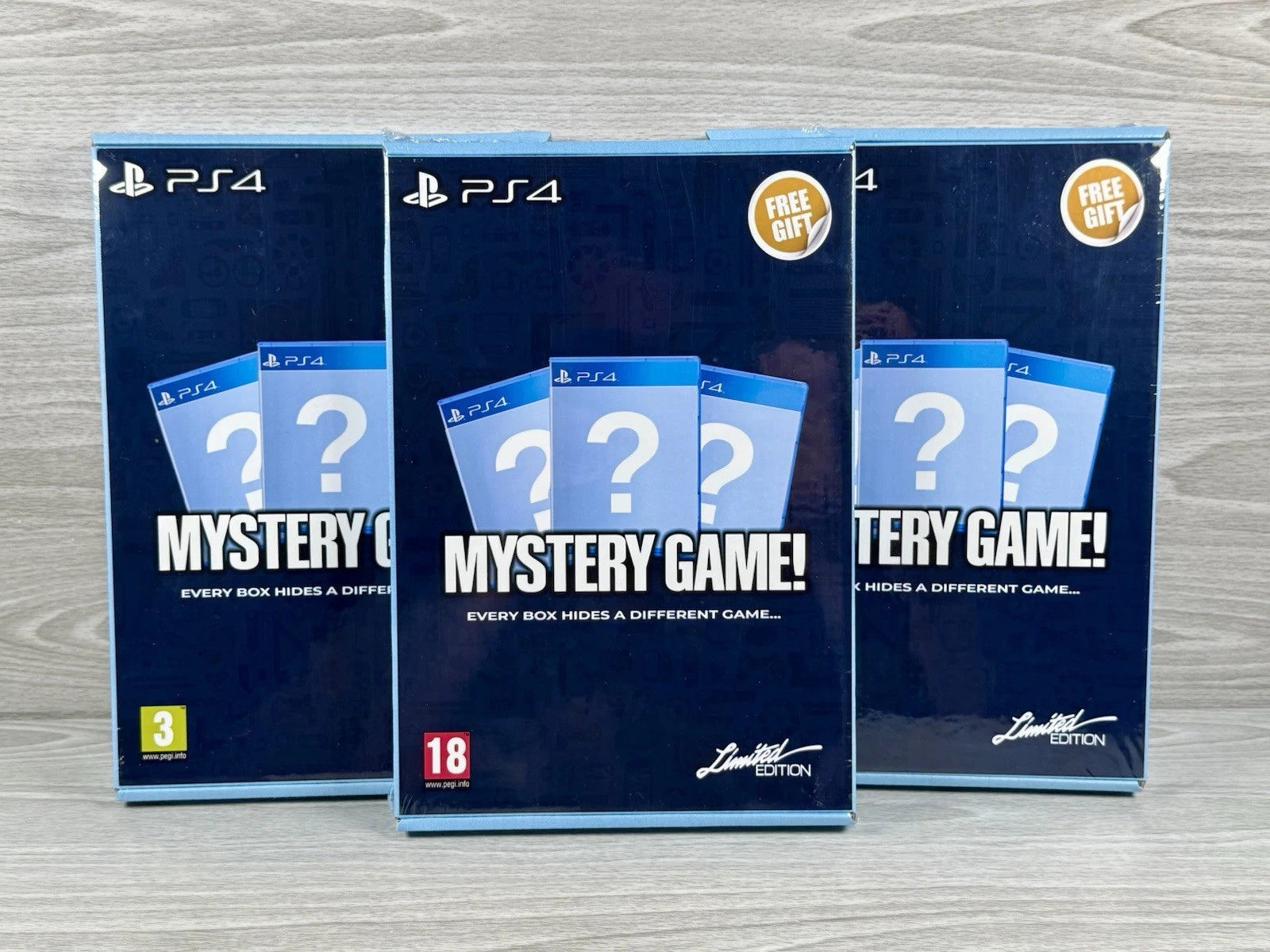 Sony PlayStation 4 PS4 Mystery Box Video Game + Free Gift - SEALED BOX