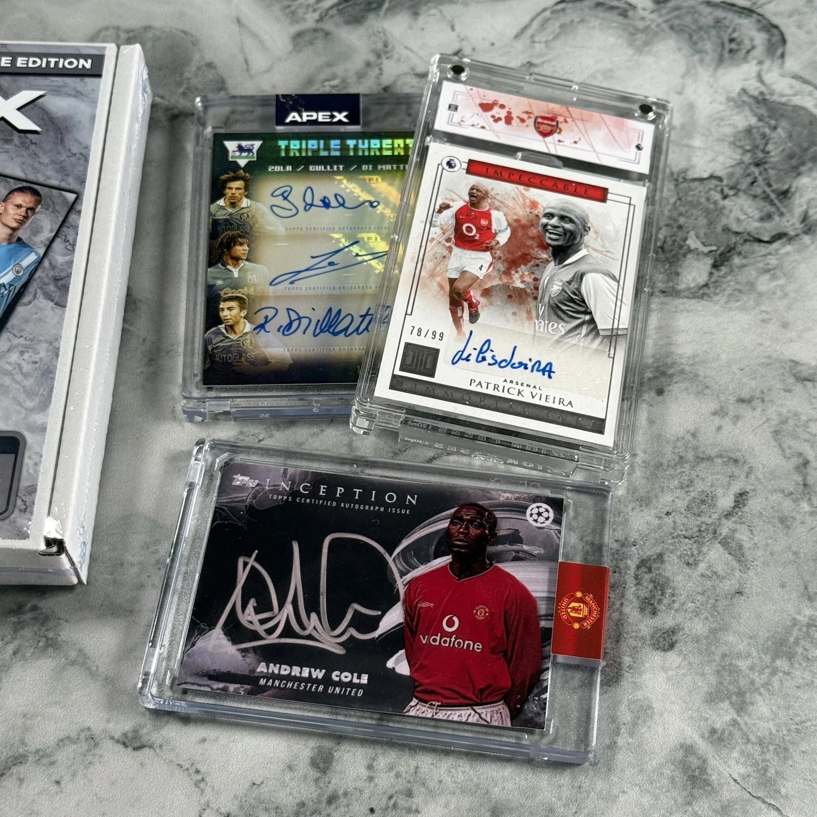 APEX MARBLE EDITION SOCCER FOOTBALL MYSTERY PACK REPACK NEW & SEALED BOX!