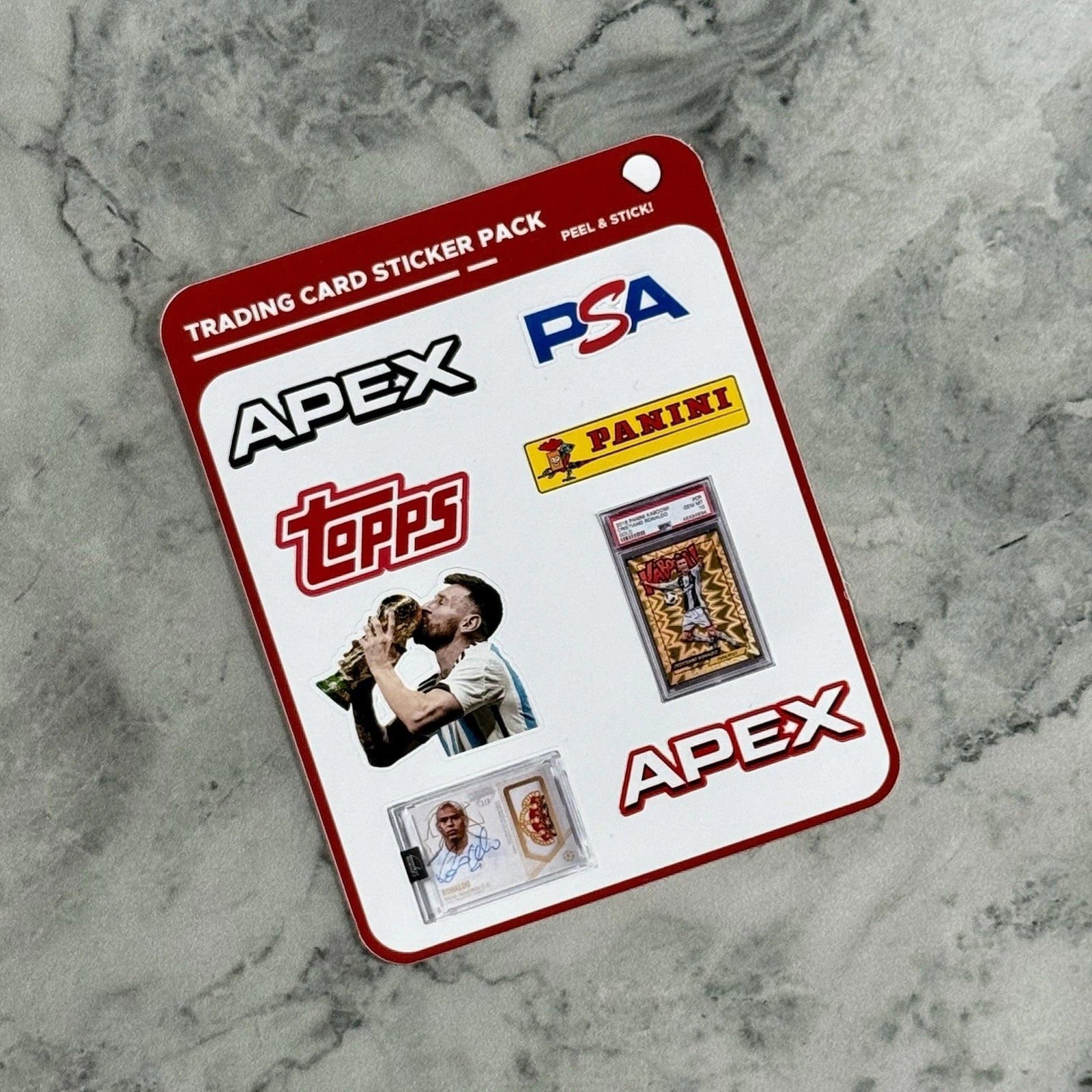 APEX MARBLE EDITION SOCCER FOOTBALL MYSTERY PACK REPACK NEW & SEALED BOX!