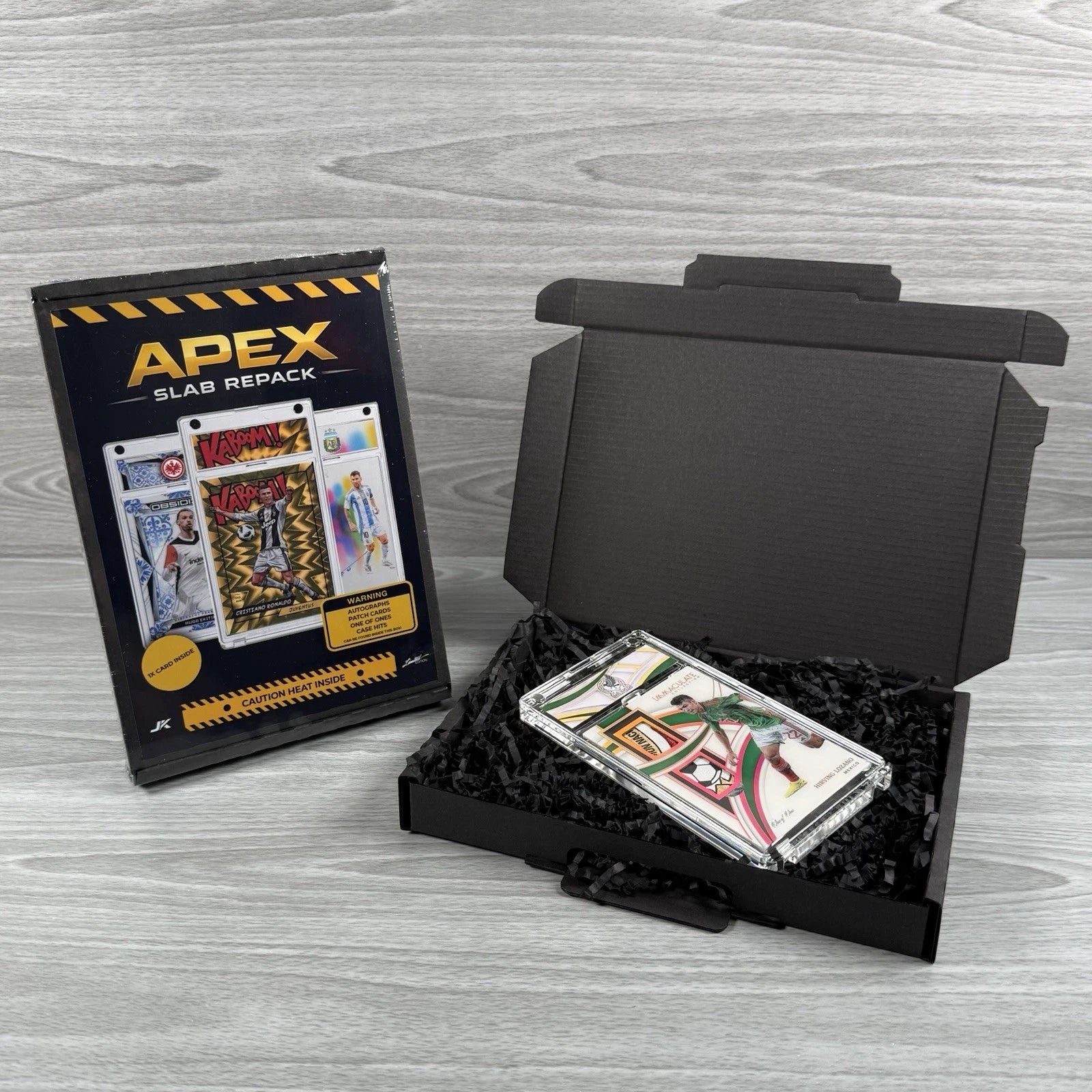 APEX SOCCER FOOTBALL MYSTERY SLAB REPACK BRAND NEW & SEALED BOX!