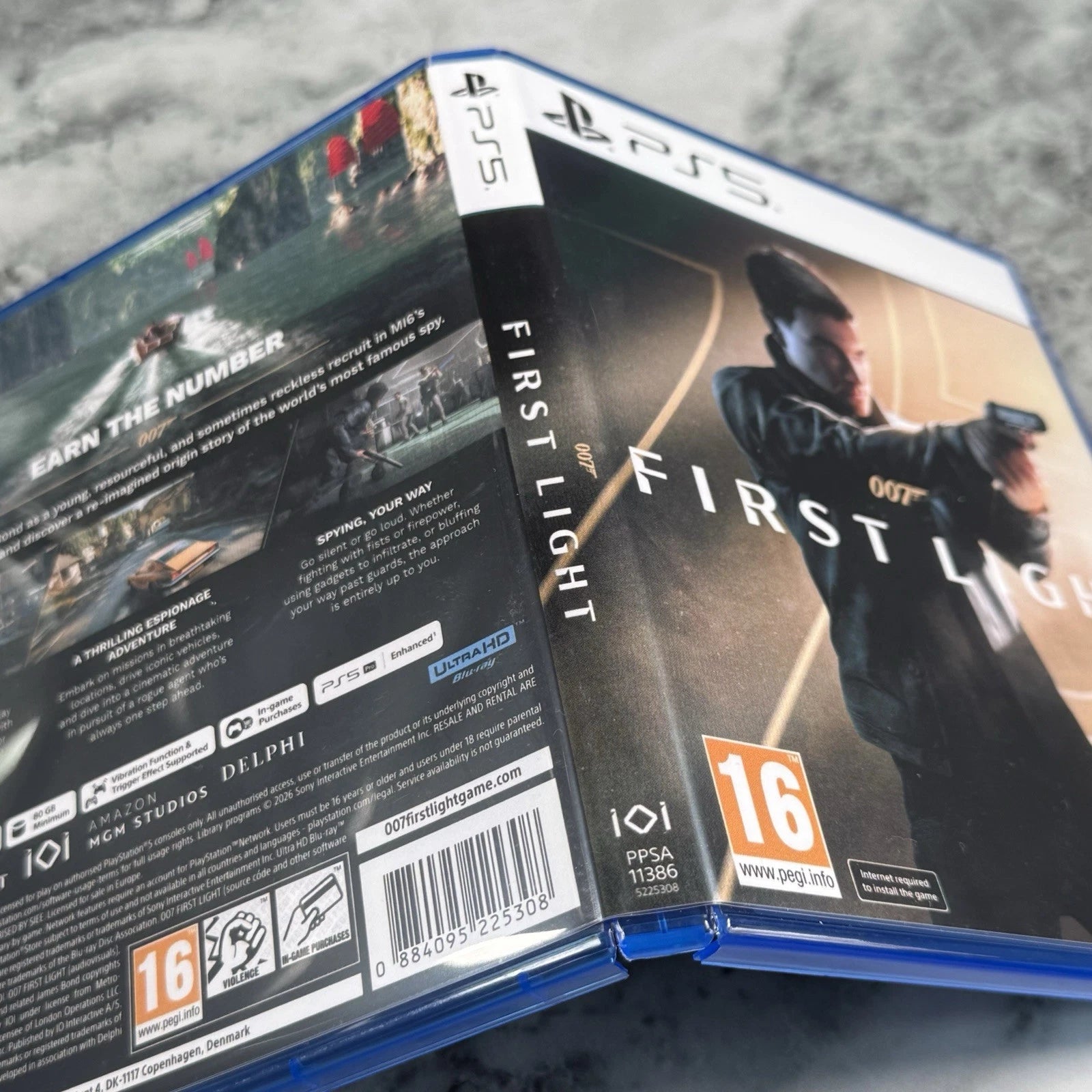 James Bond 007 First Light - Sony PlayStation 5 PS5 Replacement Case - NO GAME