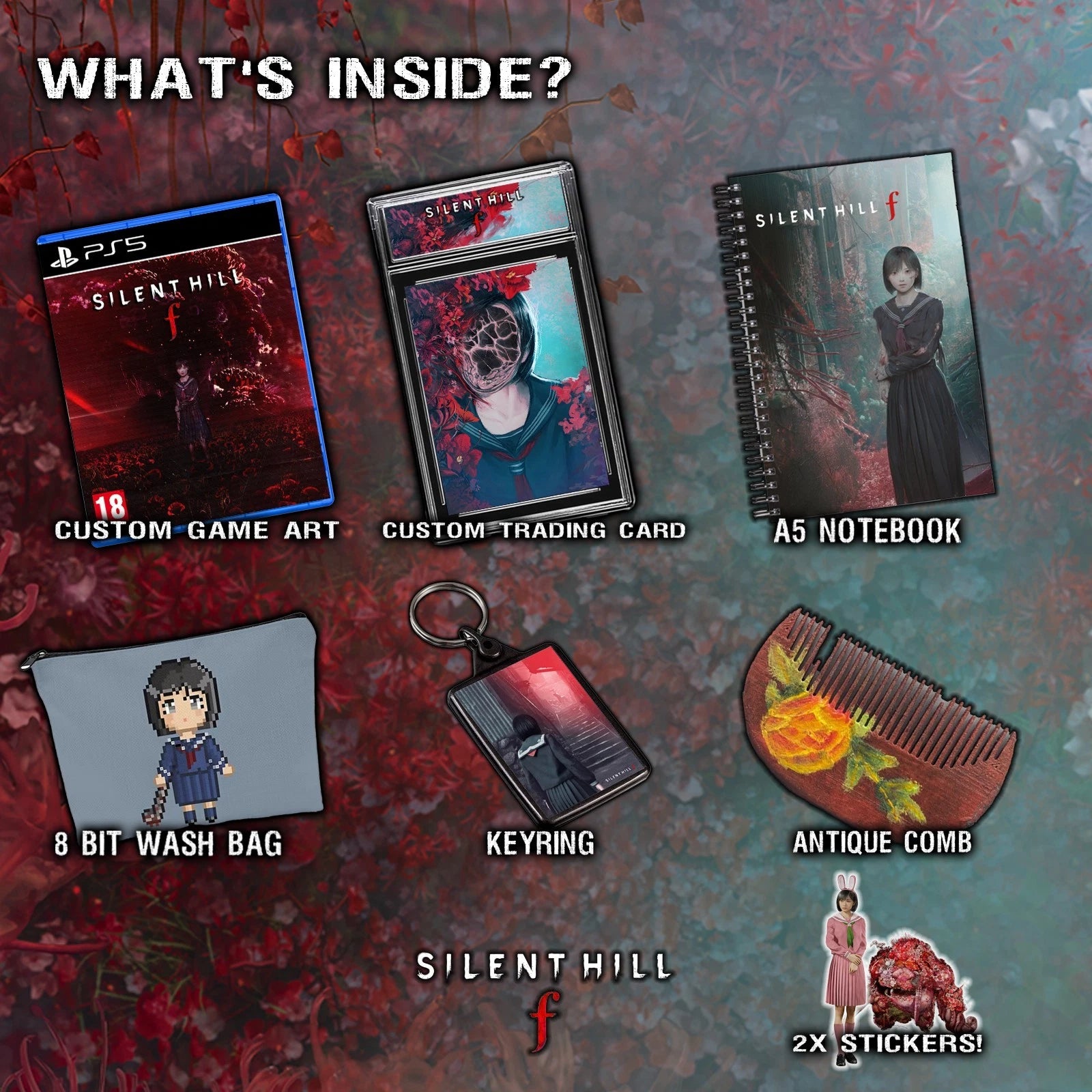 SILENT HILL F PLAYSTATION 5 - LIMITED GIFT BOX - 8 ITEMS INCLUDED
